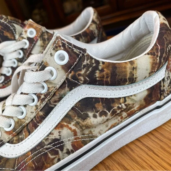 Vans Old Skool Tie-Dye Brown Colorway Sneakers - Picture 11 of 13
